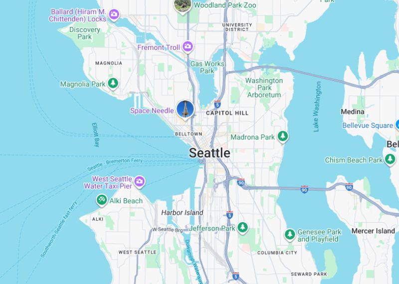 Seattle, WA map